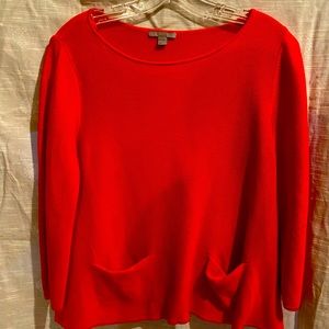 COS knit top with two decorative pockets size Small purchased at Harrods London